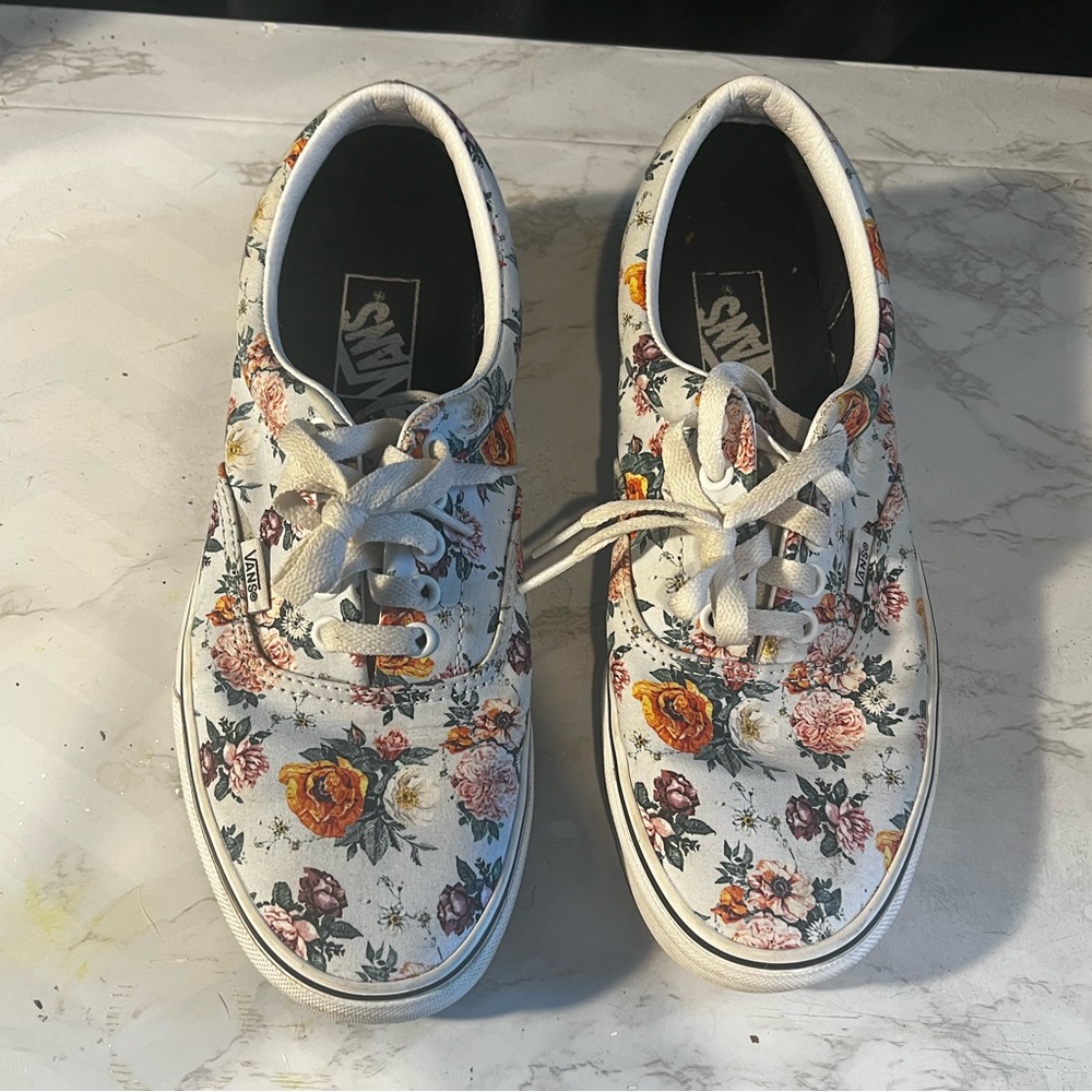 Floral vans